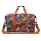 Sac de voyage à motifs tropical avec bandoulière-arrière